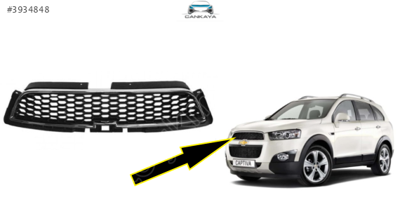 CHEVROLET CAPTİVA 2012+ ÖN PANJUR ÜST KISIM KROM (96945168)SIFIR