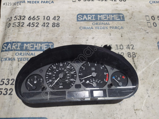 ÇIKMA BMW 3 SERİSİ E46 KİLOMETRE SAATİ GÖSTERGE SAATİ 6901926