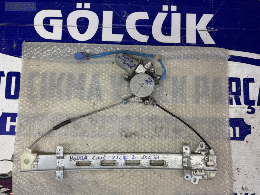 Honda Civic Vtec 2 Sol Ön Kapı Cam Motoru/Krikosu ORJİNAL