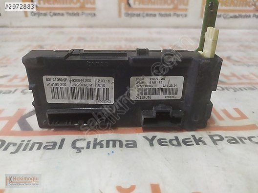 RENAULT FLUENCE MEGANE 3 807310699R SOL ÖN CAM KRİKO MOTORU MODÜ