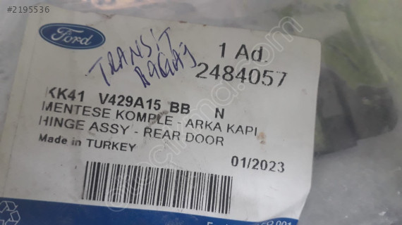TRANSİT SOL BAGAJ MENTEŞE V408