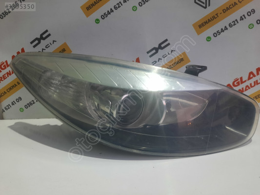 Fluence İcon Orijinal Çıkma Zenon Sağ Far İçi Siyah 260107517R