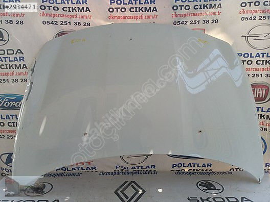 Fiat egea motor kaputu orijinal beyaz