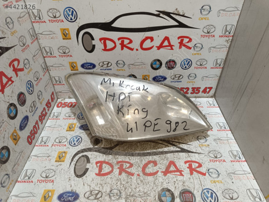 TOYOTA COROLLA 02-04 HB SAĞ ÖN FAR ORJİNAL ÇIKMA PARÇA 89007310