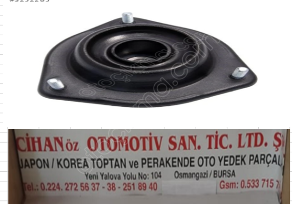 AMORTİSÖR KULE ÖN ACCENT 95-06 ORJİNAL