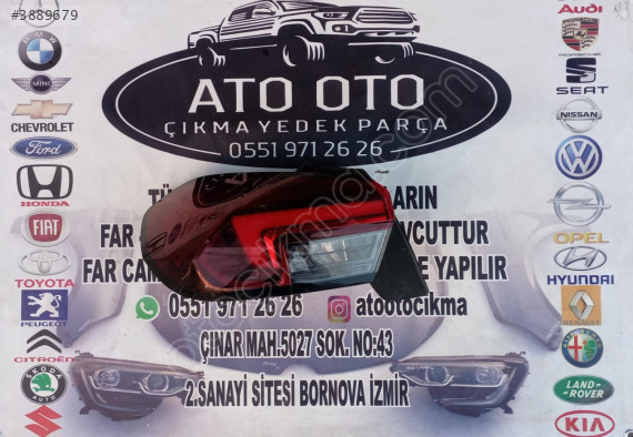 OPEL CORSA F ORJİNAL ÇIKMA SOL STOP (LEDLİ)