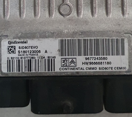 Peugeot 508 1.6 TDİ motor beyni Sid807EVO 9677243580