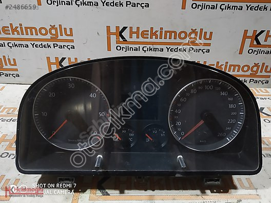 VW CADDY 1.9 KİLOMETRE SAATİ KADRAN 1T0 920 864 A, 2007 YI