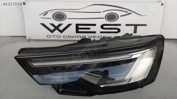 AUDİ A6 C8 LED SOL FAR WEST OTO ÇIKMADA
