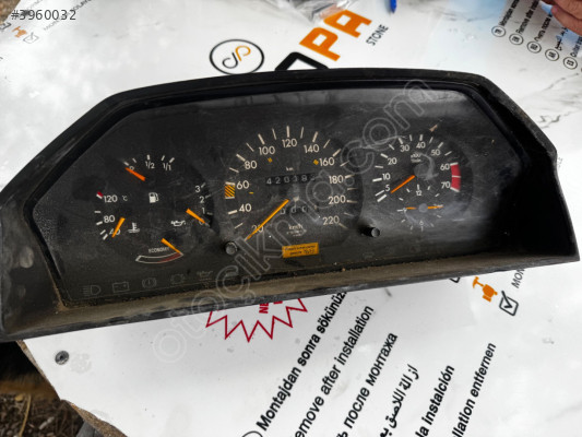 Mercedes w124 w201 E200 190E Kilometre Saati Gösterge Paneli OEM
