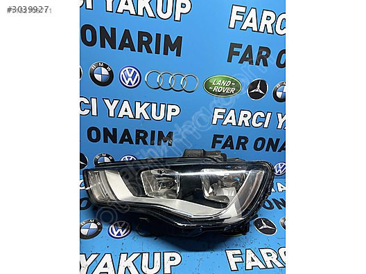 AUDİ A3 2013-2015 SOL DÜZ FAR ORJİNAL