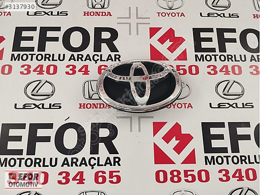 TOYOTA COROLLA SIFIR ORJ PANJUR AMBLEMİ 02-06 OEM NO:75311-1E100