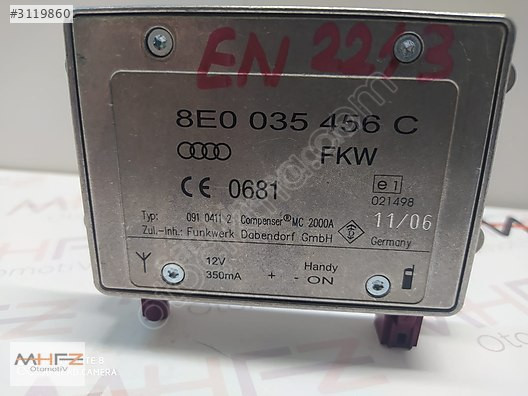 AUDİ A3 A4 A5 A6 TELEFON ANTENİ 8E0035456C