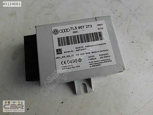 PORSCHE CAYENNE LASTİK BASINÇ MODÜLÜ 7L5907273