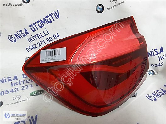 BMW 3 Serisi F30 Kasa Sol Dış Stop LCI Orjinal - 6911706