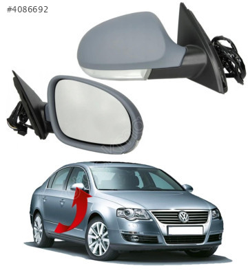 3C1857508DP VW PASSAT 05-10 SAĞ AYNA KOPMLE ÇEVRE AYDINLATMA