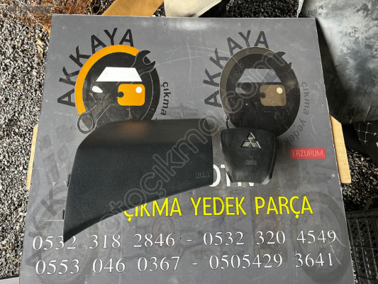 Mitsubishi L200 Airbag Set Direksiyon - Yolcu - Diz Orjinal Çıkma