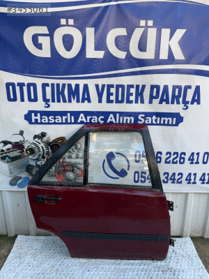 Fiat Tempra Sağ Arka Kapı Bordo ORJİNAL