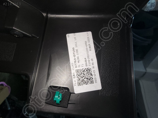 2017 TUCSON SOL MASPIYEL PLASTIGI SIFIR