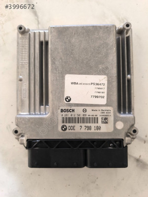 0281012501 DDE 7798180  BMW E87 E90 motor beyni