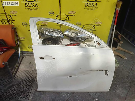 OPEL INSİGNİA A SAĞ ÖN KAPI BEYAZ ÇIKMA ORJİNAL YEDEK PARÇA