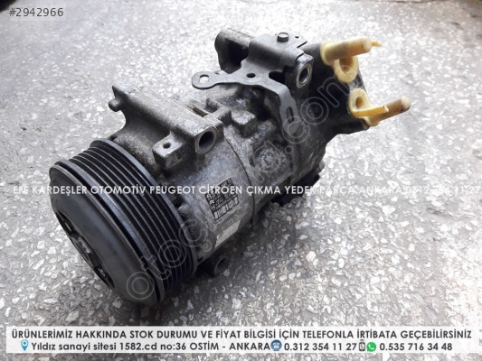 opel corsa F kasa 1.2 benzinli çıkma klima kompresörü