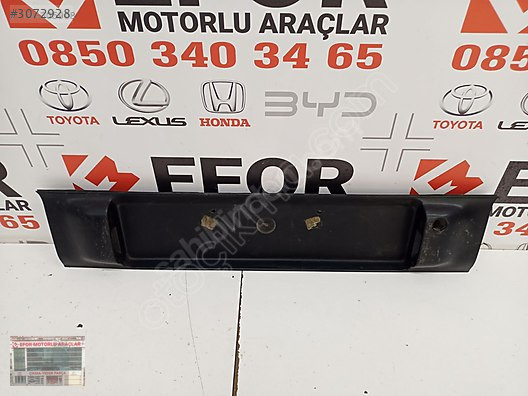 TOYOTA COROLLA ARKA PLAKALIK ÇIKMA ORİJİNAL PARÇA 1993-1998