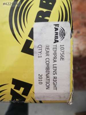 TEMPRA SAĞ STOP LAMBASI CAMI FARBA