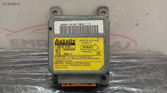 5580541500 - 9636894080 AX Peugeot 206 Airbag Beyni