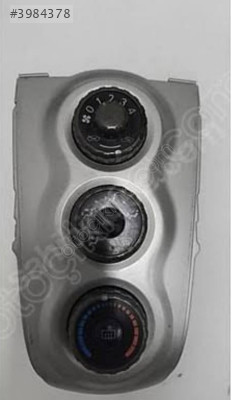 Toyota Yaris klima kontrol paneli