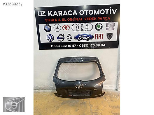2007-2012 TOYOTA AURİS ÇIKMA ORJİNAL BAGAJ KAPAĞI