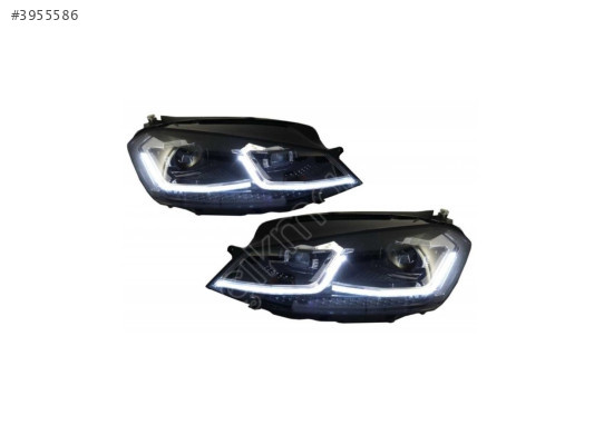 GOLF 7.5 IÇIN UYUMLU J FAR SILVER FULL LED