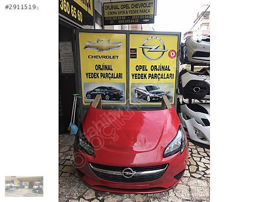 Opel corsa e komple ön set far kaput çamurluk tampon