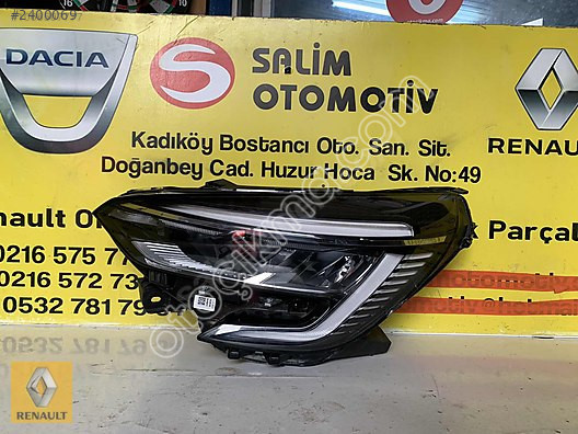 RENAULT CLİO 5 SOL FAR İCON ORJİNAL ÇIKMA YEDEK PARÇA H