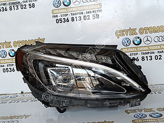 C180-C200 W205 Mercedes Sağ Ön Far - Oto Çıkma Parçalar