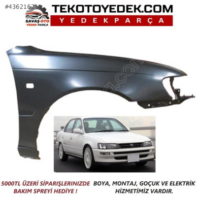 COROLLA AE-101 ÖN ÇAMURLUK DELİKLİ SAĞ SOL 1995 1996 1997 1998