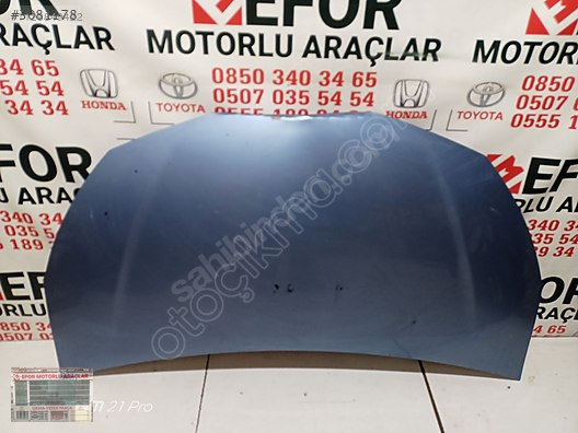 TOYOTA YARİS MOTOR KAPUTU ÇIKMA ORİJİNAL PARÇA 2012-2018