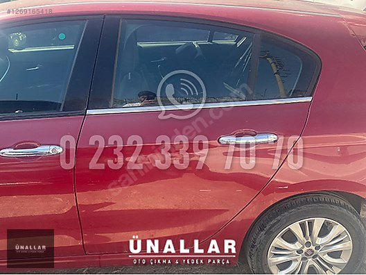 FİAT EGEA SOL ARKA KAPI ve TÜM AKSAMLARI | ÜNALLAR OTO ÇIKMA |