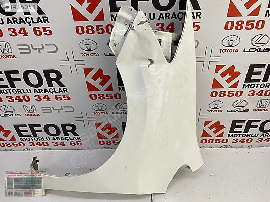 TOYOTA AURİS ORJİNAL ÇIKMA SOL ÖN ÇAMURLUK 13-15