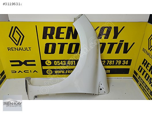 631017334R RENAULT CLİO 4 SOL ÖN ÇAMURLUK ÇIKMA ORJ RENKAY OTO