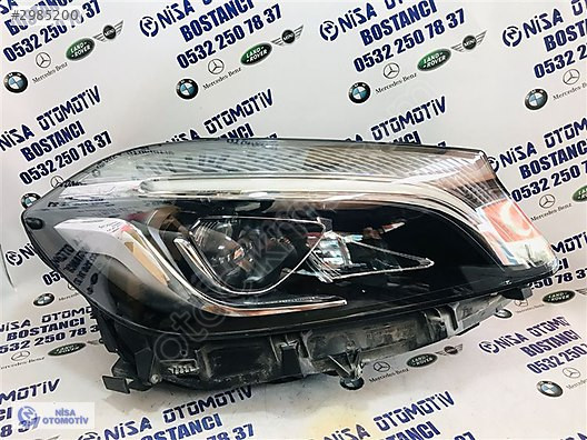 MERCEDES A SERİSİ W176 A180 KASA SAĞ FAR MAKYAJLI LEDLİ ORJ
