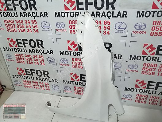 TOYOTA AVENSİS SOL ÖN ÇAMURLUK ÇIKMA ORJİNAL PARÇA 2010-2014