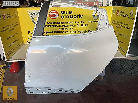 RENUALT CLIO 4 ÇIKMA ORJİNAL SOL ARKA KAPI SALİM OTOMOTİV
