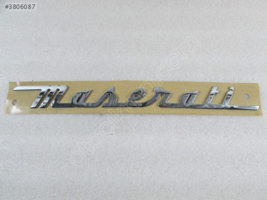 MASERATI GHIBLI QTP ARKA BAGAJ YAZISI