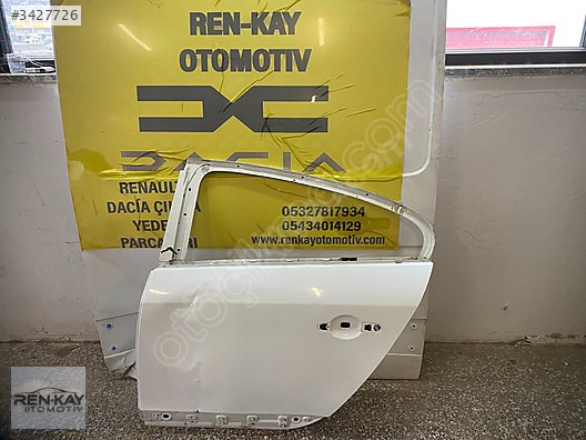 RENAULT FLUENCE SOL ARKA KAPI ORJ ÇIKMA RENKAY OTO KOCAELİ