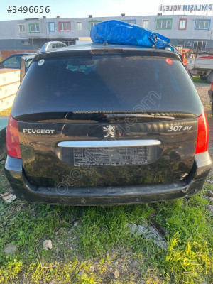 Peugeot 307 Station vagon  bagaj kapağı siyah hatasız