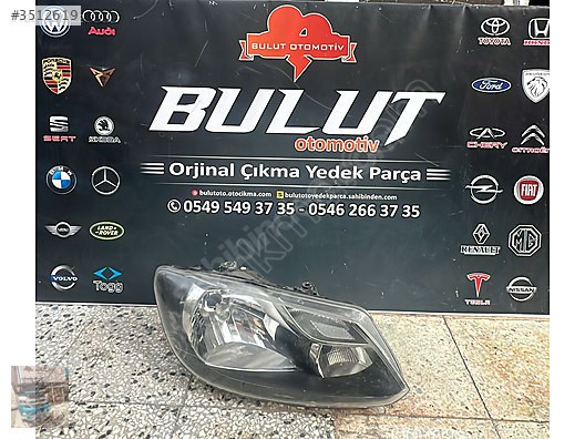 Vw caddy sağ ön far üstten sinyalli 2011-2014