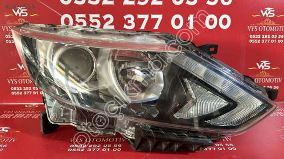 100-18013     2014-2017 NİSSAN QASHQAİ J11 SAĞ FAR