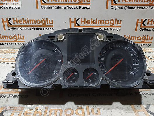 VW PASSAT B6 KİLOMETRE SAATİ KADRAN A2C5 3106067