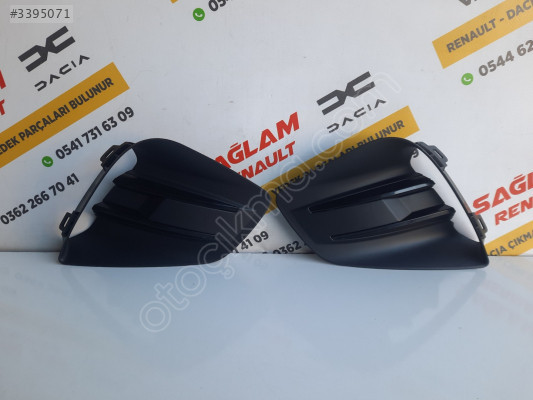 Clio 5 Sıfır Sis Çerçevesi Takımı Sissiz Siyah Çıtalı 261526778R